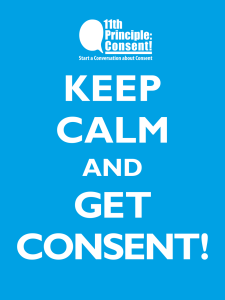 keep calm & get consent!